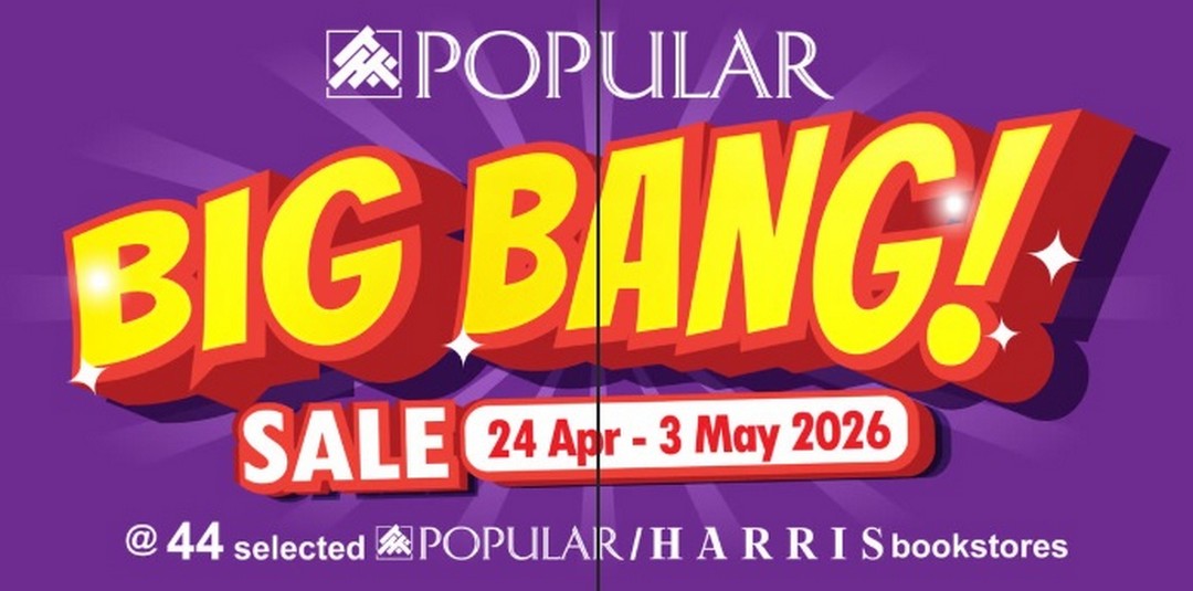 Popular-Book-Big-Bang-Sale-Popular-Bookstore-Malaysia-Promotion Now till 3 May 2026: Popular Book Big Bang Sale, Popular Bookstore Malaysia Promotion with Up to 60% Discounts Across Selected Stores Nationwide