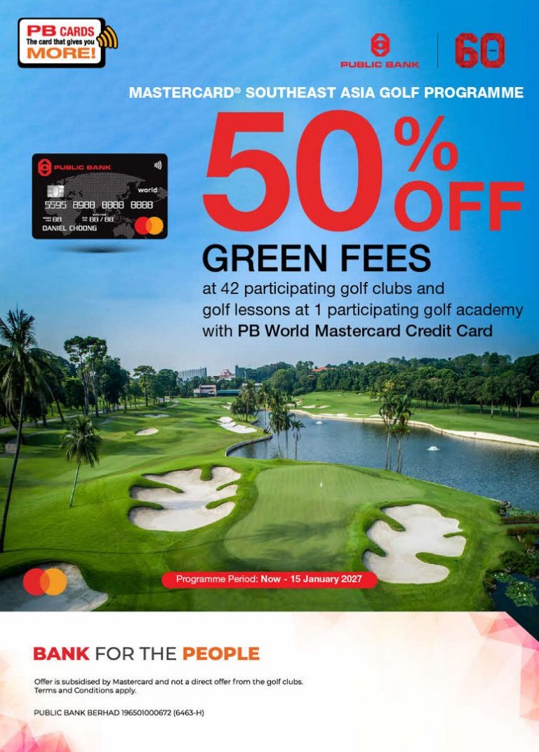 Now till 15 January 2027: Public Bank Mastercard Southeast Asia Golf ...