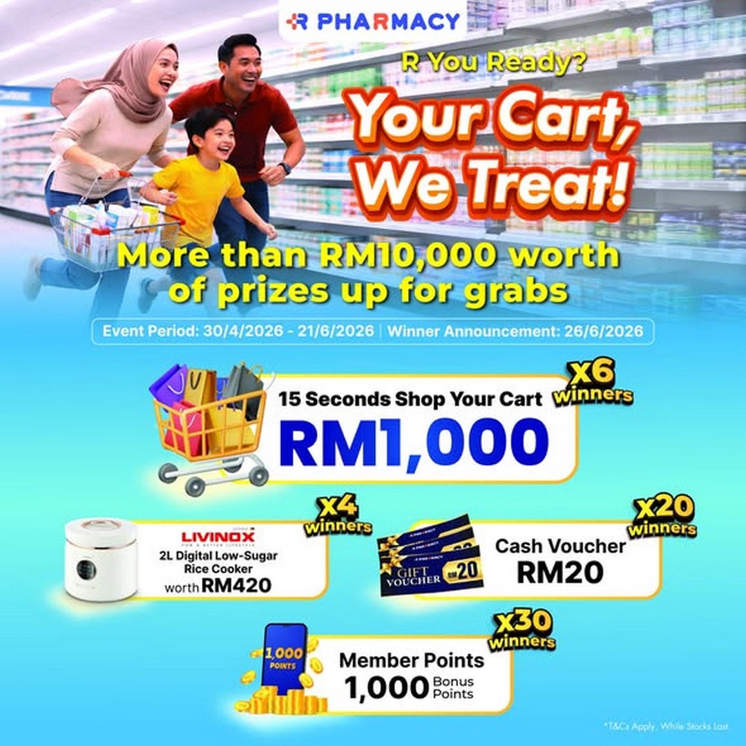 R-Pharmacy-Parents-Month-Campaign-Spend-RM100-1 30 April – 21 June 2026: R Pharmacy Parent’s Month Campaign: Spend RM100, Enjoy Double Entries, Free Health Checks & Fun Blind Box Giveaway Promotion