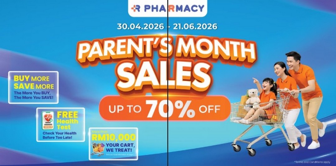 R-Pharmacy-Parents-Month-Campaign-Spend-RM100 30 April – 21 June 2026: R Pharmacy Parent’s Month Campaign: Spend RM100, Enjoy Double Entries, Free Health Checks & Fun Blind Box Giveaway Promotion