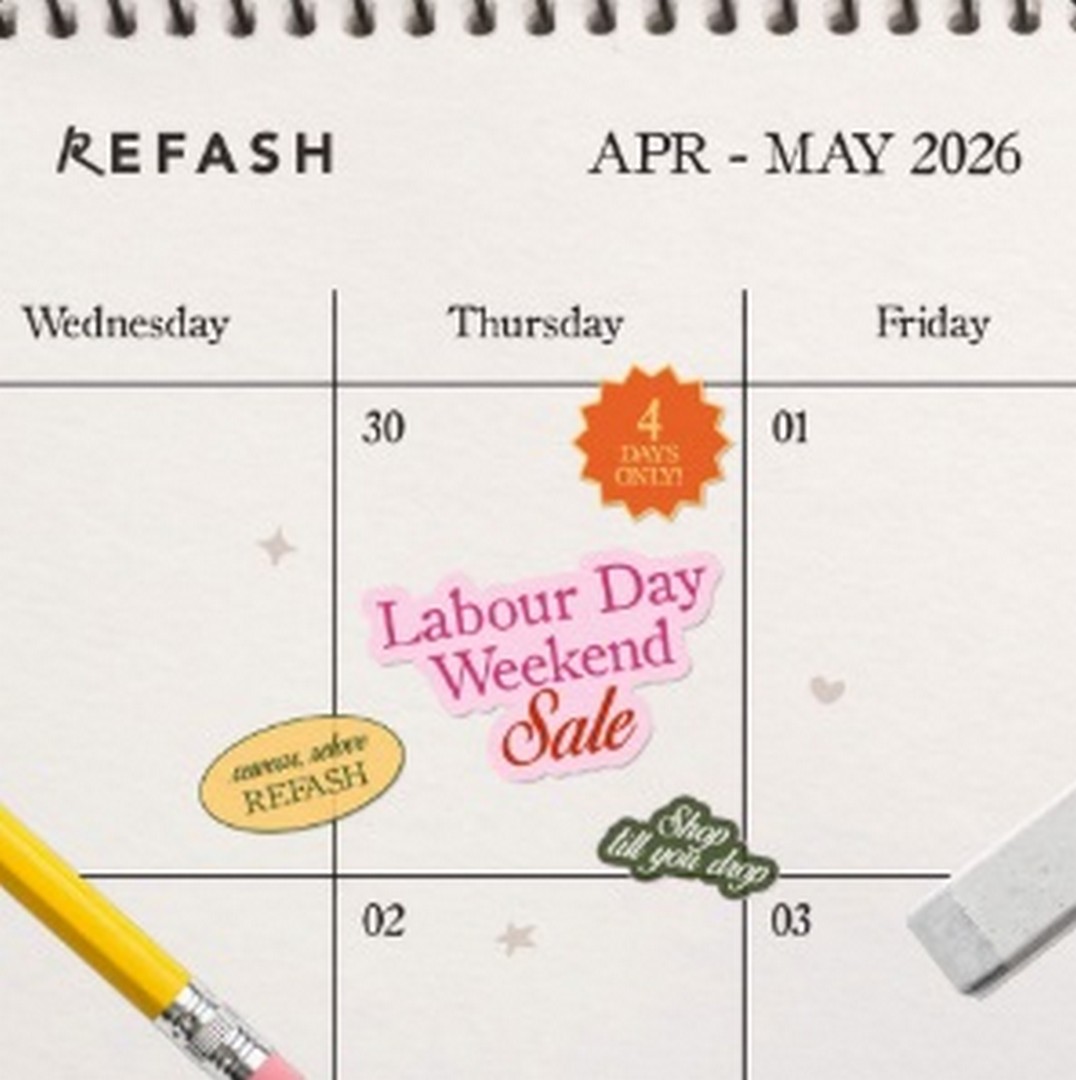 Refash-Malaysia-Labour-Day-Weekend-Sale 30 April – 3 May 2026: Refash Malaysia Labour Day Weekend Sale Promotion: Preloved Fashion Deals from RM9 Across Selected Stores in Malaysia