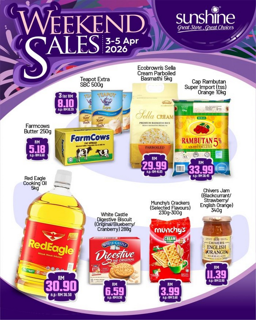 Sunshine-Hypermarket-Sunshine-Weekend-Sale-1 3-5 April 2026: Sunshine Hypermarket: Sunshine Weekend Sale – Amazing Deals on Fresh Groceries, Pantry Essentials & Household Needs
