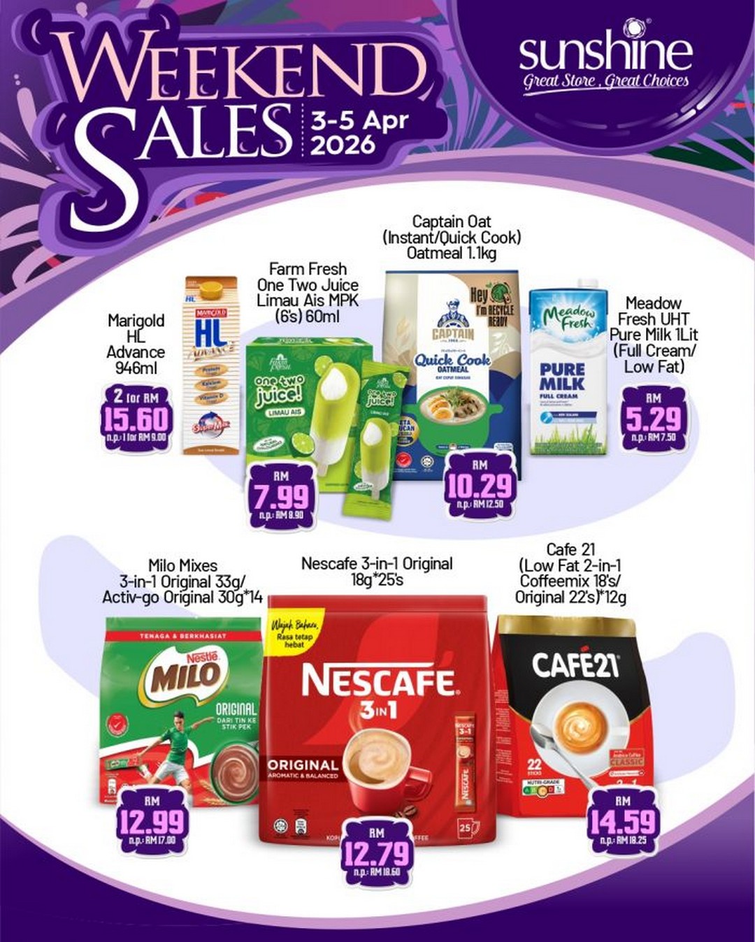 Sunshine-Hypermarket-Sunshine-Weekend-Sale-3 3-5 April 2026: Sunshine Hypermarket: Sunshine Weekend Sale – Amazing Deals on Fresh Groceries, Pantry Essentials & Household Needs