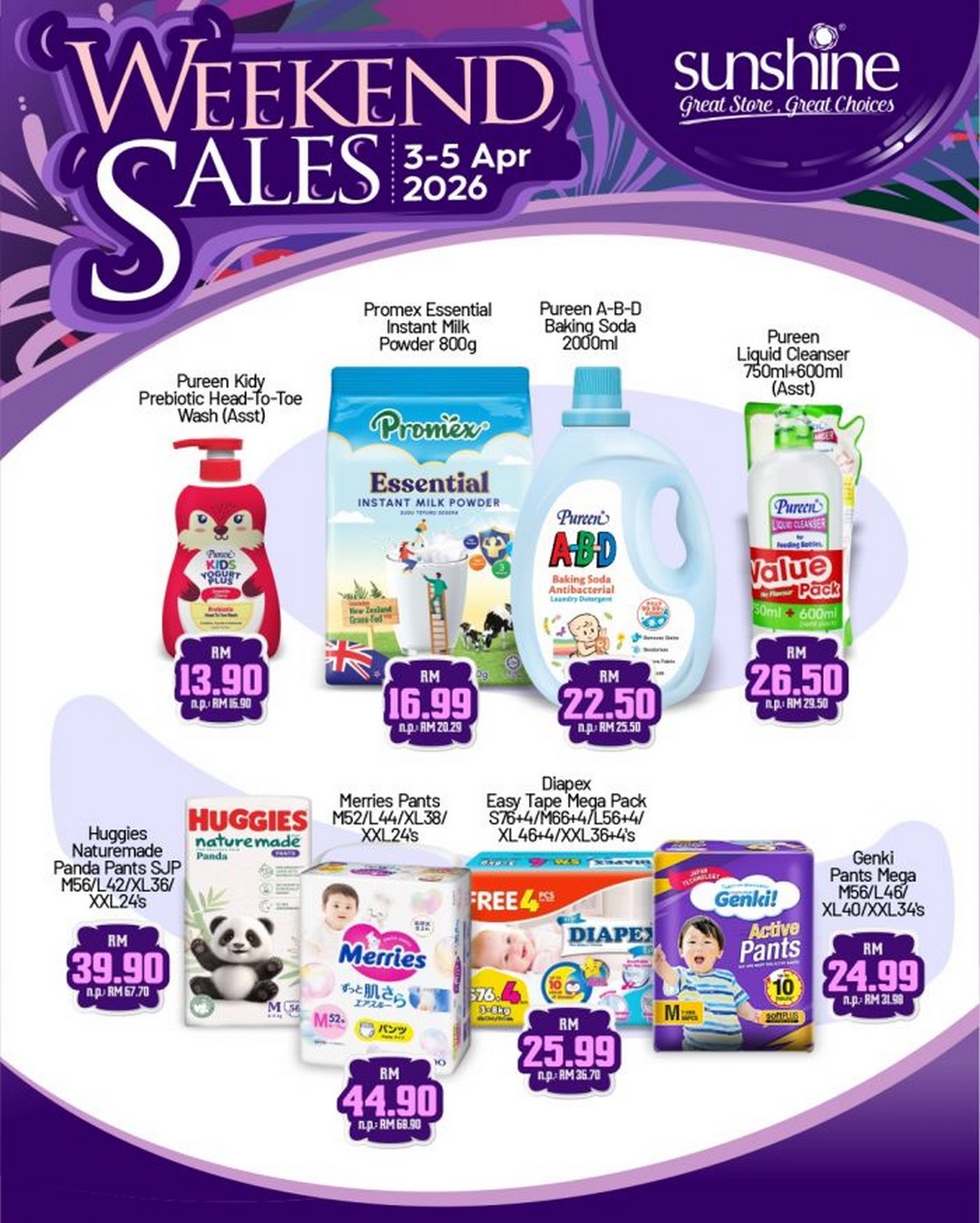 Sunshine-Hypermarket-Sunshine-Weekend-Sale-6 3-5 April 2026: Sunshine Hypermarket: Sunshine Weekend Sale – Amazing Deals on Fresh Groceries, Pantry Essentials & Household Needs