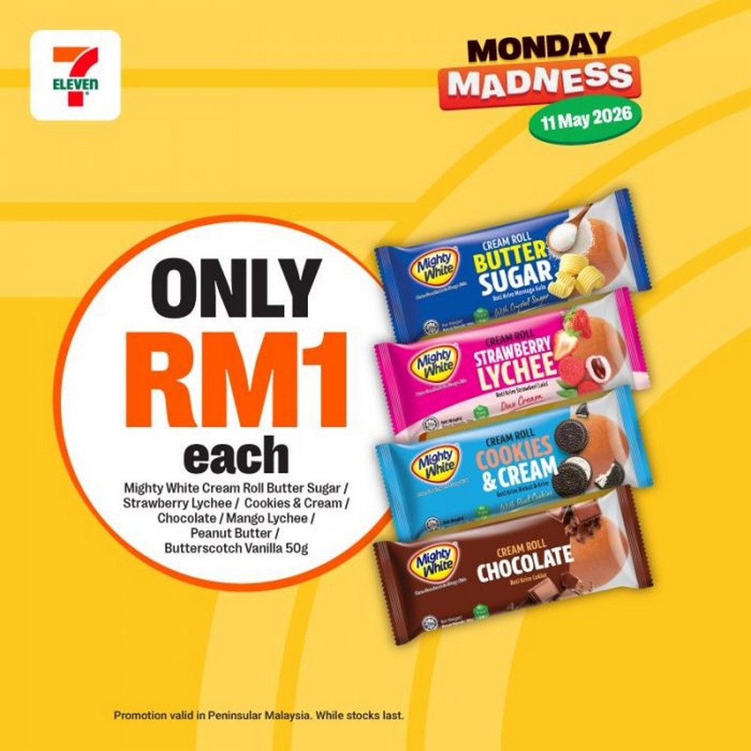 7-Eleven-Malaysia-Monday-Madness-Promotion-1-1 11 May 2026: 7-Eleven Malaysia Monday Madness Promotion: Buy 1 Free 1, RM1 Deals & Budget-Friendly Convenience Store Savings Sale