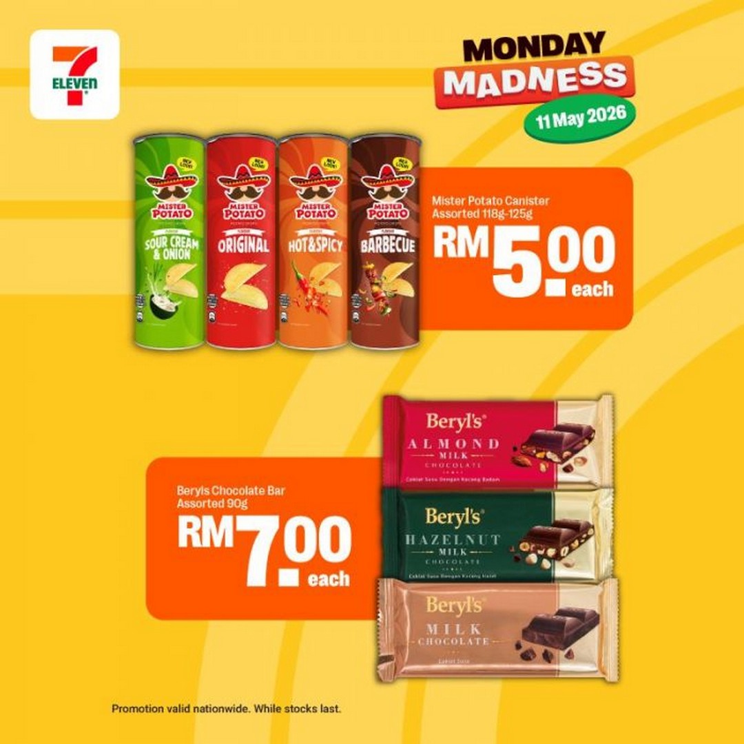 7-Eleven-Malaysia-Monday-Madness-Promotion-13-1 11 May 2026: 7-Eleven Malaysia Monday Madness Promotion: Buy 1 Free 1, RM1 Deals & Budget-Friendly Convenience Store Savings Sale