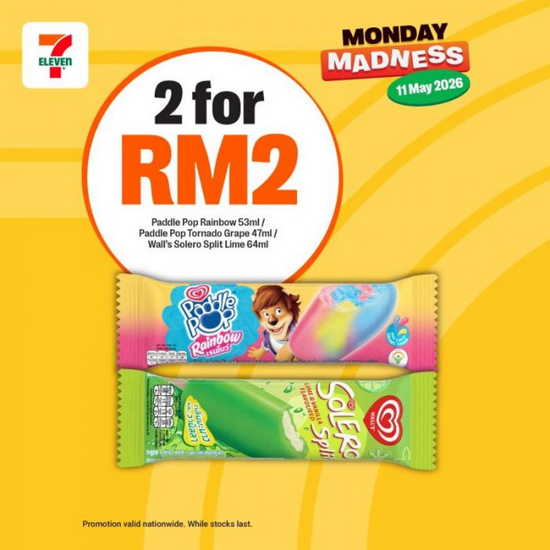 7-Eleven-Malaysia-Monday-Madness-Promotion-2-1 11 May 2026: 7-Eleven Malaysia Monday Madness Promotion: Buy 1 Free 1, RM1 Deals & Budget-Friendly Convenience Store Savings Sale