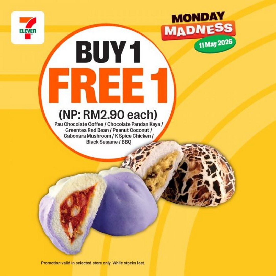 7-Eleven-Malaysia-Monday-Madness-Promotion-3-1 11 May 2026: 7-Eleven Malaysia Monday Madness Promotion: Buy 1 Free 1, RM1 Deals & Budget-Friendly Convenience Store Savings Sale