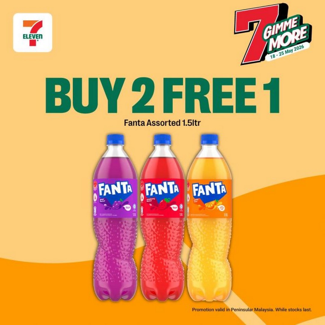 7-Eleven-Malaysia-–-7-Gimme-More-Buy-2-Free-1-Snacks-Drinks-Promotion-3 18-25 May 2026: 7-Eleven Malaysia – “7 Gimme More” Buy 2 Free 1 Snacks & Drinks Promotion, Nationwide Convenience Store Deal