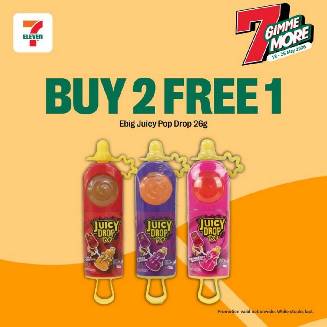 7-Eleven-Malaysia-–-7-Gimme-More-Buy-2-Free-1-Snacks-Drinks-Promotion-5 18-25 May 2026: 7-Eleven Malaysia – “7 Gimme More” Buy 2 Free 1 Snacks & Drinks Promotion, Nationwide Convenience Store Deal