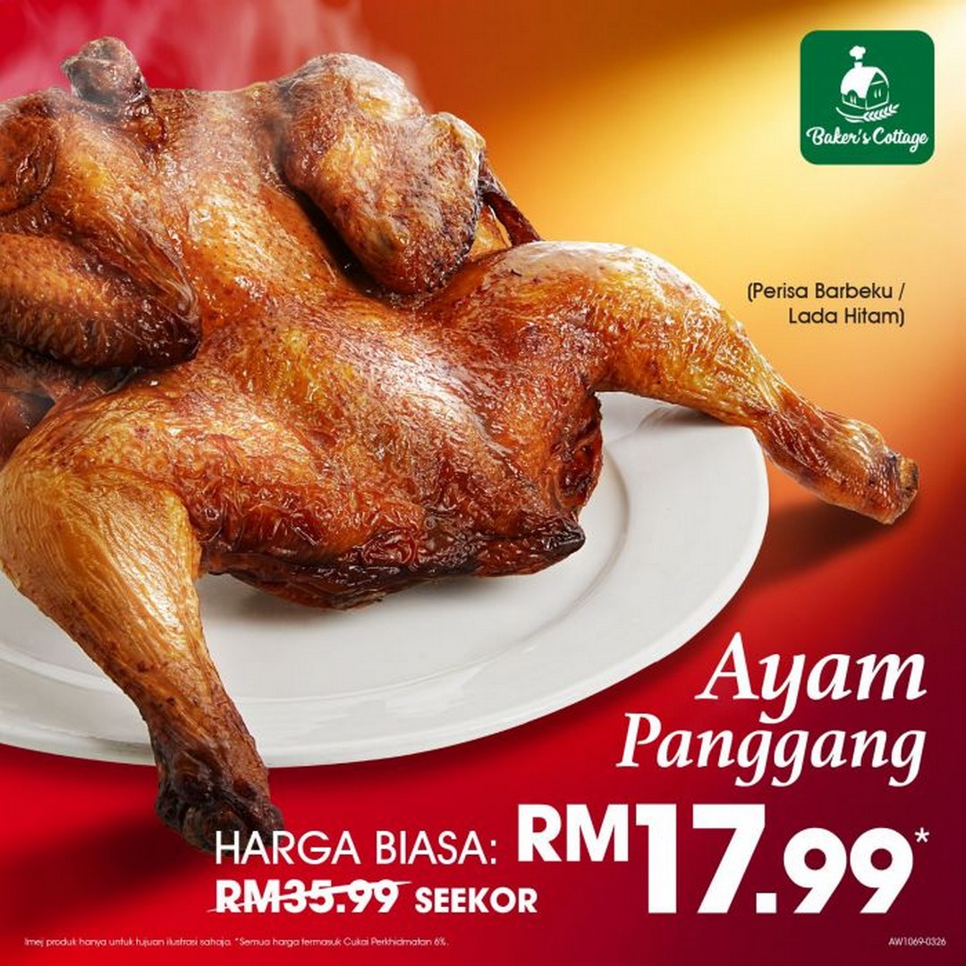 Bakers-Cottage-Roast-Chicken-Promotion-RM17.99-Whole-Chicken-Sale 18 May 2026 onwards: Baker’s Cottage Roast Chicken Promotion, RM17.99 Whole Chicken Sale – Affordable Family Meal Deal Across Malaysia