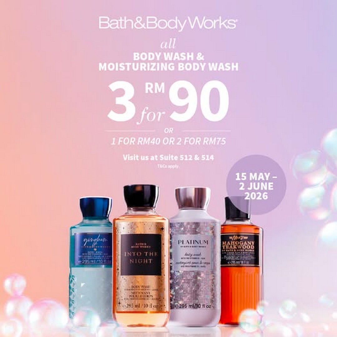 Bath-Body-Works-Special-Sale-at-Johor-Premium-Outlets 15 May-2 June 2026: Bath & Body Works Special Sale at Johor Premium Outlets with Selected Items from RM40 Promotion