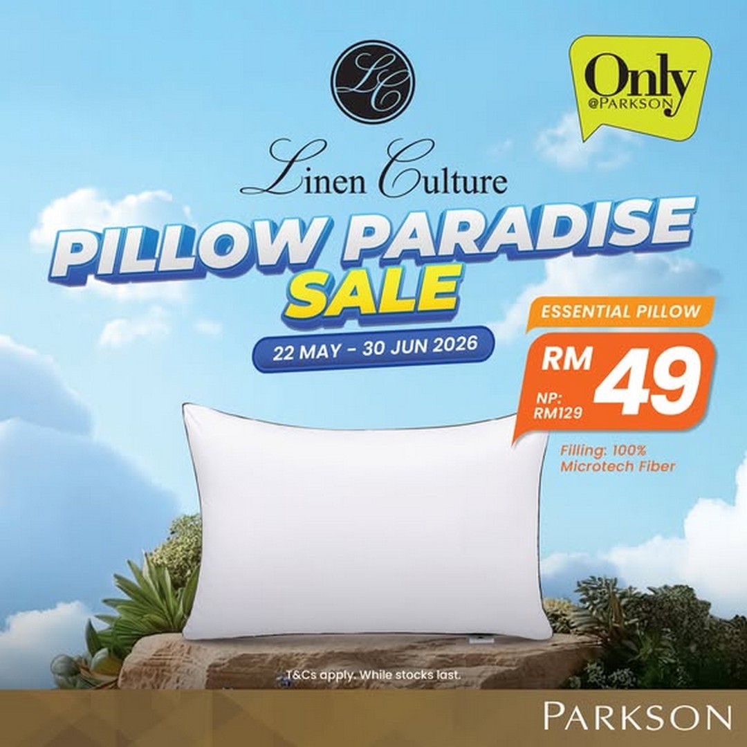 Bed-Origin-Malaysia-Pillow-Paradise-Sale-1 22 May-30 June 2026: Bed Origin Malaysia, Pillow Paradise Sale at Parkson – Affordable Luxury Sleep Upgrade Deals in Malaysia