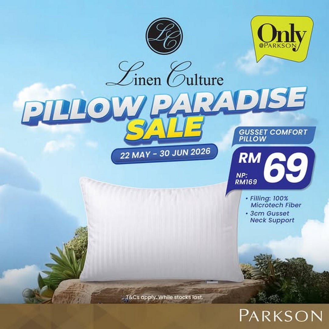 Bed-Origin-Malaysia-Pillow-Paradise-Sale-3 22 May-30 June 2026: Bed Origin Malaysia, Pillow Paradise Sale at Parkson – Affordable Luxury Sleep Upgrade Deals in Malaysia