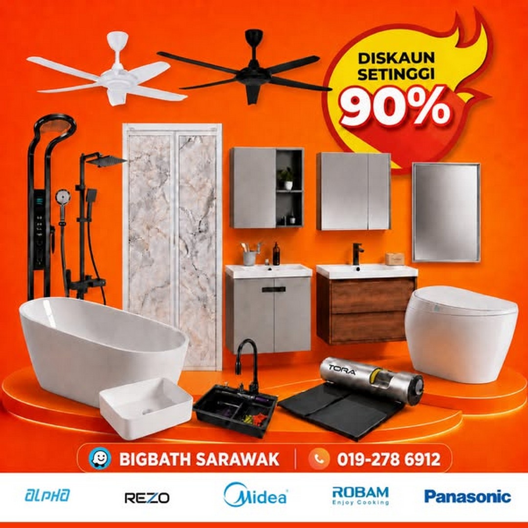 Big-Bath-Malaysia-Sarawak-Warehouse-Sale-1 14-17 May 2026: Big Bath Malaysia Sarawak Warehouse Sale: Last Chance Warehouse Deals in Kuching with Prices From RM10, Daily Star Buys & Limited Voucher Giveaway
