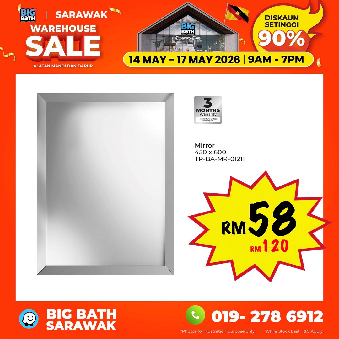 Big-Bath-Malaysia-Sarawak-Warehouse-Sale-17 14-17 May 2026: Big Bath Malaysia Sarawak Warehouse Sale: Last Chance Warehouse Deals in Kuching with Prices From RM10, Daily Star Buys & Limited Voucher Giveaway