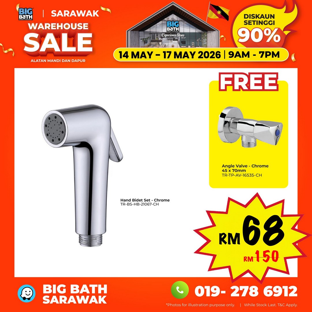 Big-Bath-Malaysia-Sarawak-Warehouse-Sale-25 14-17 May 2026: Big Bath Malaysia Sarawak Warehouse Sale: Last Chance Warehouse Deals in Kuching with Prices From RM10, Daily Star Buys & Limited Voucher Giveaway