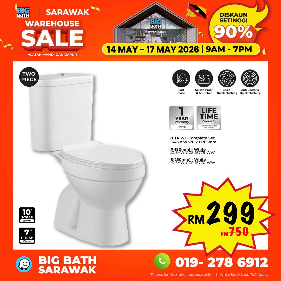 Big-Bath-Malaysia-Sarawak-Warehouse-Sale-6 14-17 May 2026: Big Bath Malaysia Sarawak Warehouse Sale: Last Chance Warehouse Deals in Kuching with Prices From RM10, Daily Star Buys & Limited Voucher Giveaway