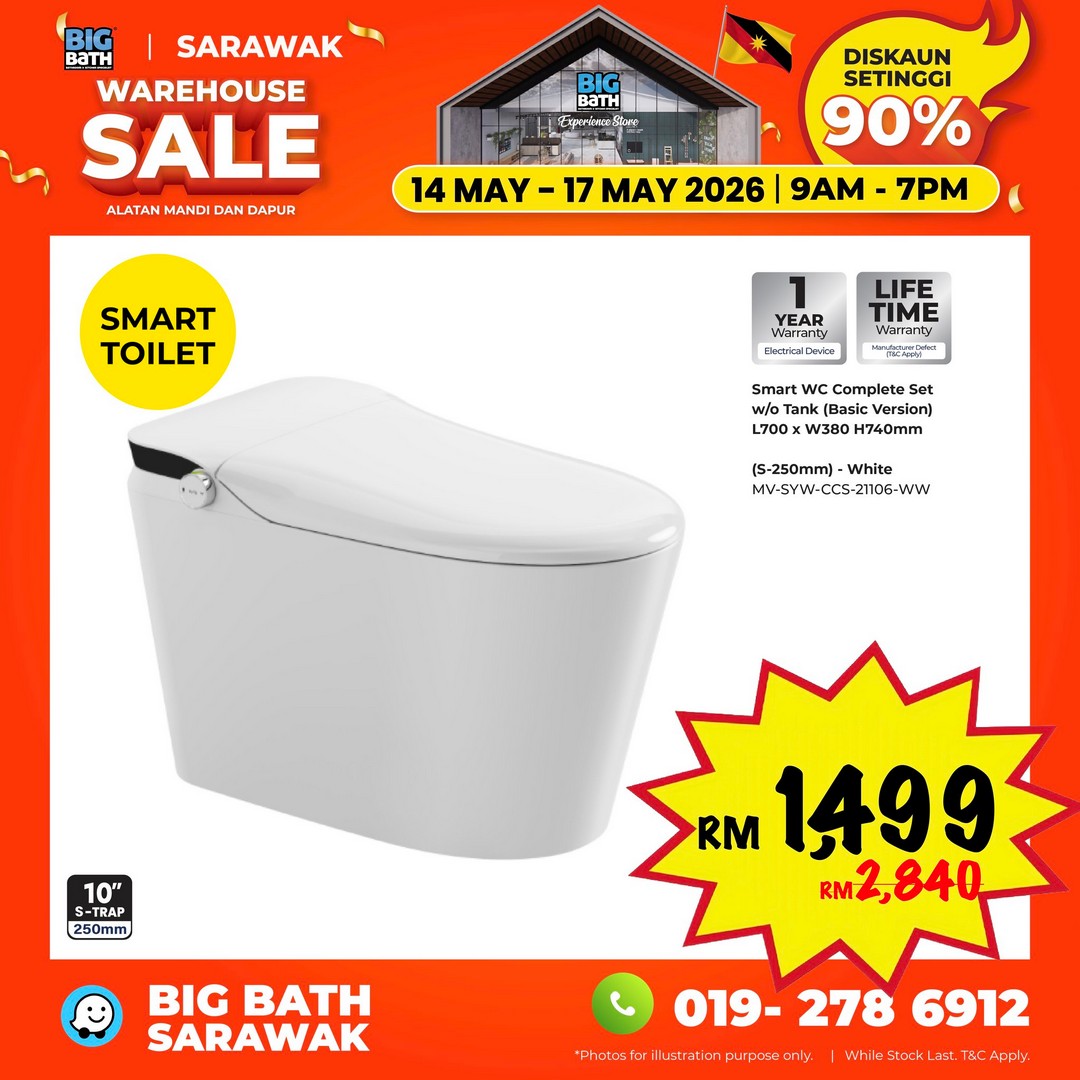 Big-Bath-Malaysia-Sarawak-Warehouse-Sale-8 14-17 May 2026: Big Bath Malaysia Sarawak Warehouse Sale: Last Chance Warehouse Deals in Kuching with Prices From RM10, Daily Star Buys & Limited Voucher Giveaway