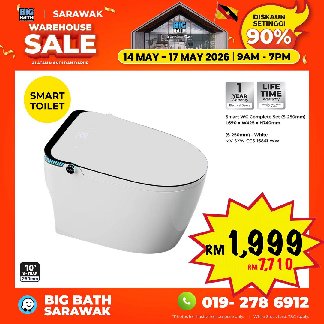 Big-Bath-Malaysia-Sarawak-Warehouse-Sale-9 14-17 May 2026: Big Bath Malaysia Sarawak Warehouse Sale: Last Chance Warehouse Deals in Kuching with Prices From RM10, Daily Star Buys & Limited Voucher Giveaway