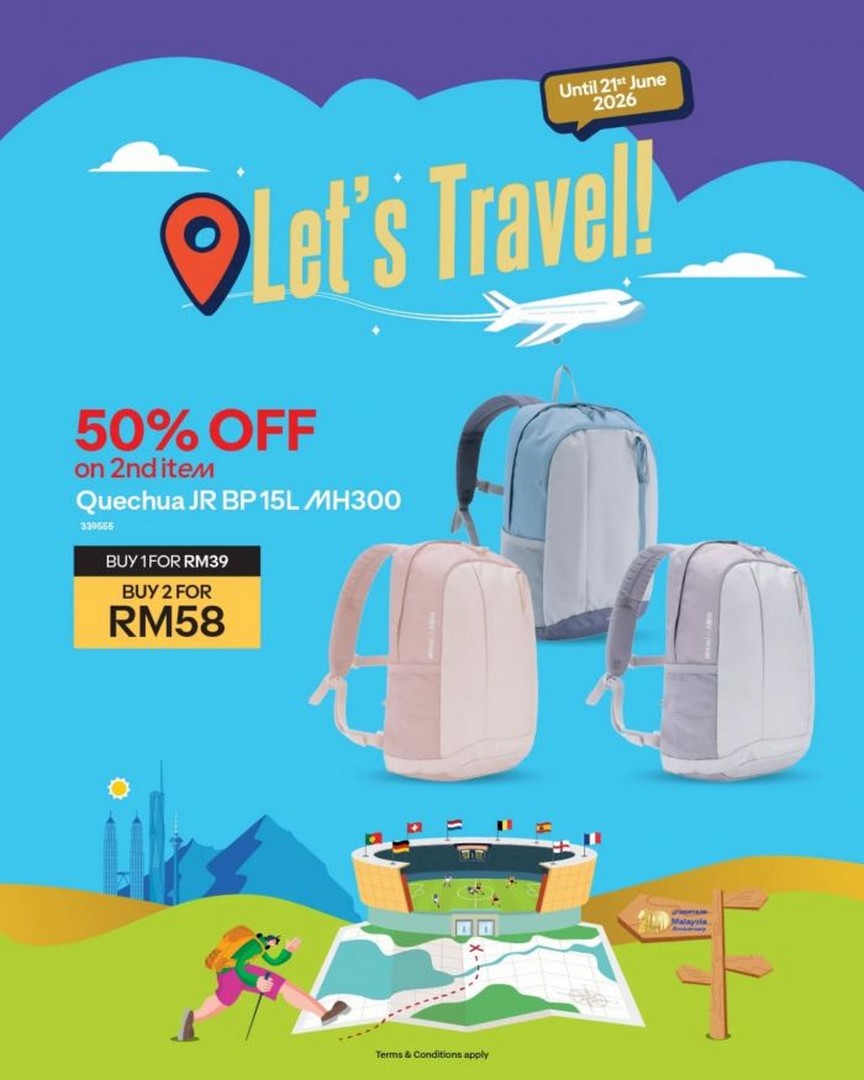 Decathlon-Malaysia-Lets-Travel-Sale-Flash-Sales-Bundle-Deals-6 Now till 21 June 2026: Decathlon Malaysia Let’s Travel Sale: Flash Sales, Bundle Deals & Outdoor Gear Promotion