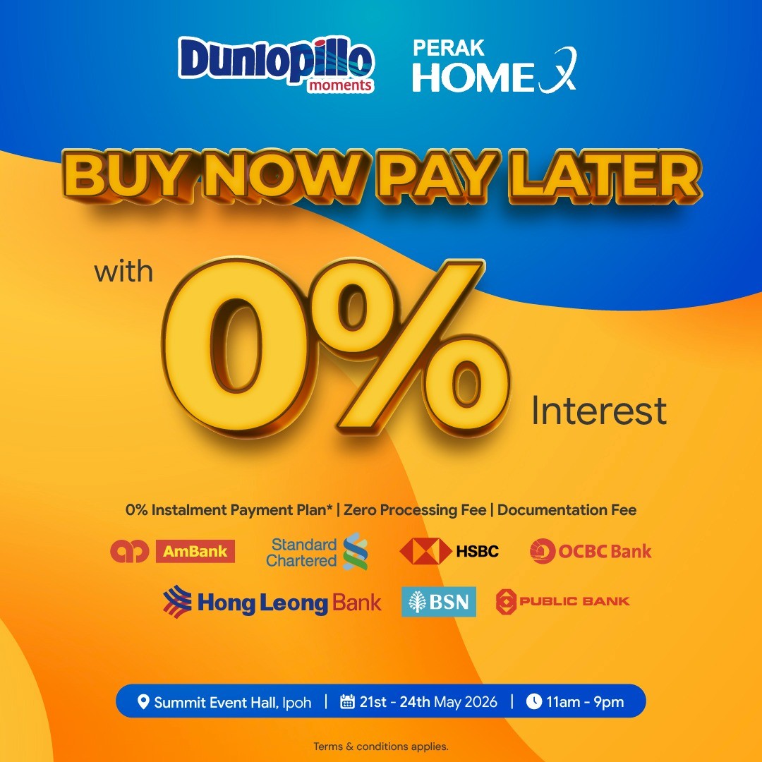 Dunlopillo-Malaysia-Ipoh-Mattress-Roadshow-Deals-9 21–24 May 2026: Dunlopillo Malaysia, Ipoh Mattress Roadshow Deals at Summit Event Hall, Promotion with Buy 1 Free 1, Free Bedframe and 0% Interest Installment