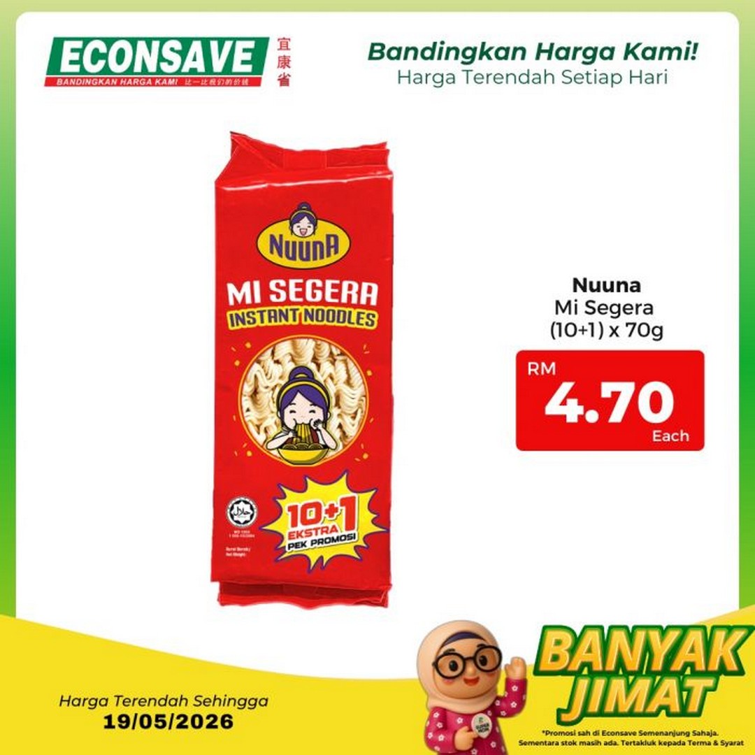 Econsave-Groceries-Banyak-Jimat-Sale-Promotion-10 12-19 May 2026: Econsave: Groceries Banyak Jimat Sale Promotion: Massive Everyday Essentials Savings from RM2.90 in Malaysia