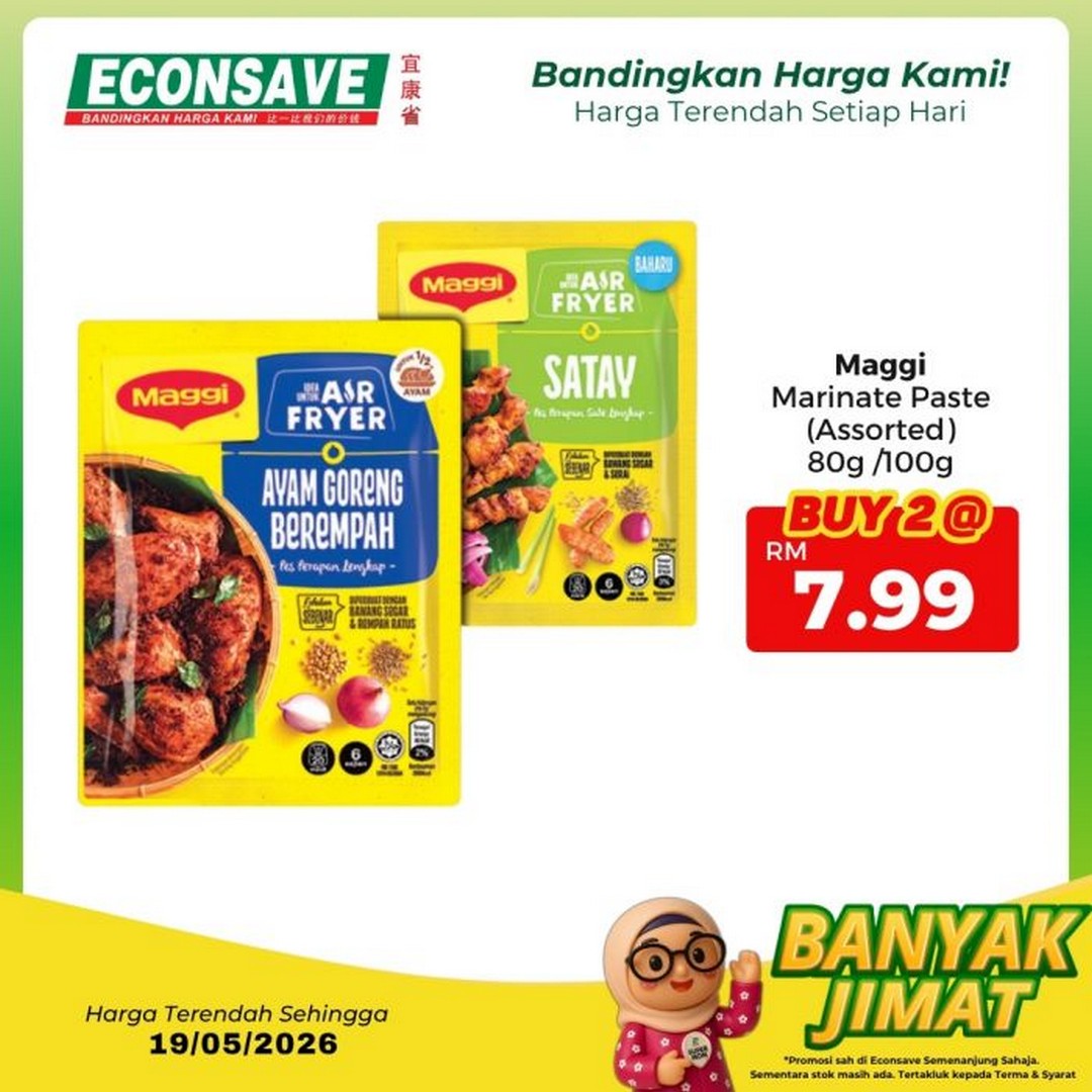 Econsave-Groceries-Banyak-Jimat-Sale-Promotion-8 12-19 May 2026: Econsave: Groceries Banyak Jimat Sale Promotion: Massive Everyday Essentials Savings from RM2.90 in Malaysia