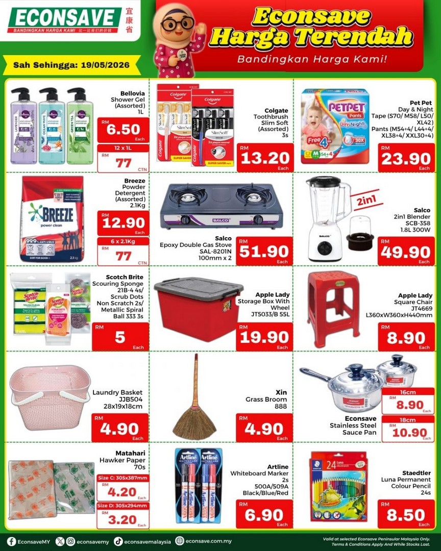 Econsave-Harga-Terendah-Sale-Grocery-Household-Promotion-1 10–19 May 2026: Econsave Harga Terendah Sale, Grocery & Household Promotion with Lowest Price Deals Across Malaysia