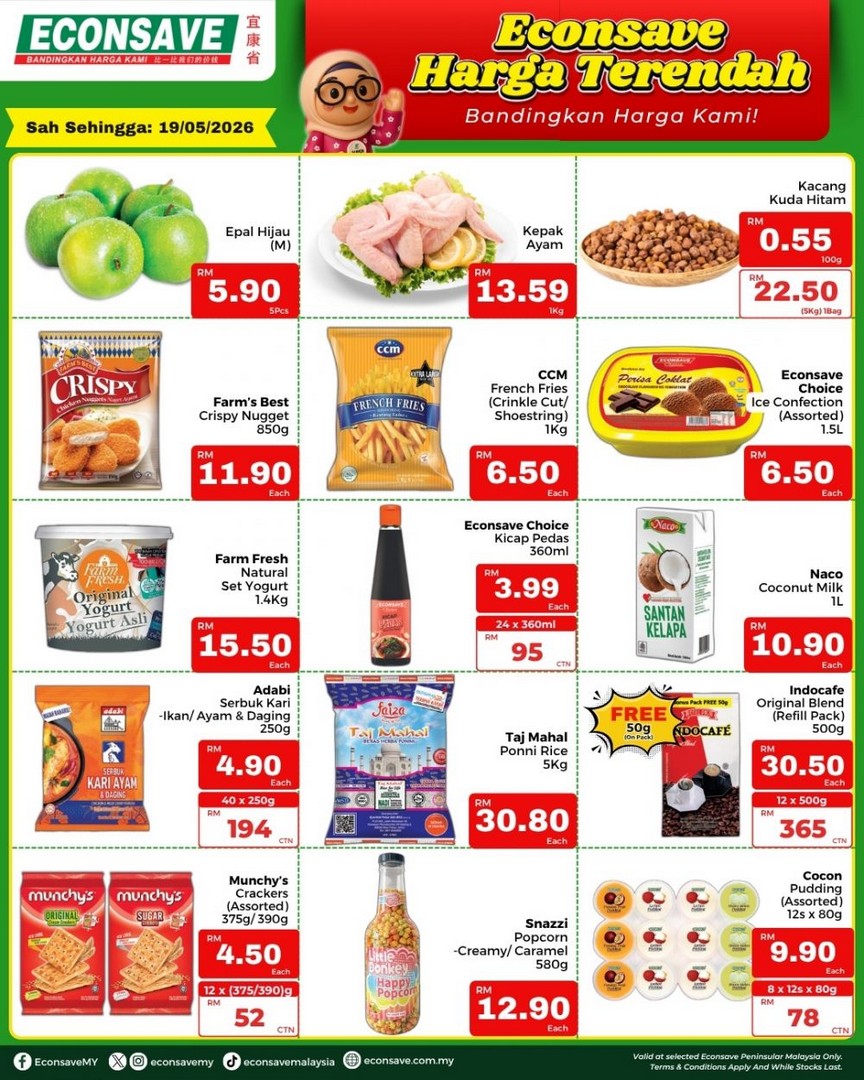 Econsave-Harga-Terendah-Sale-Grocery-Household-Promotion 10–19 May 2026: Econsave Harga Terendah Sale, Grocery & Household Promotion with Lowest Price Deals Across Malaysia