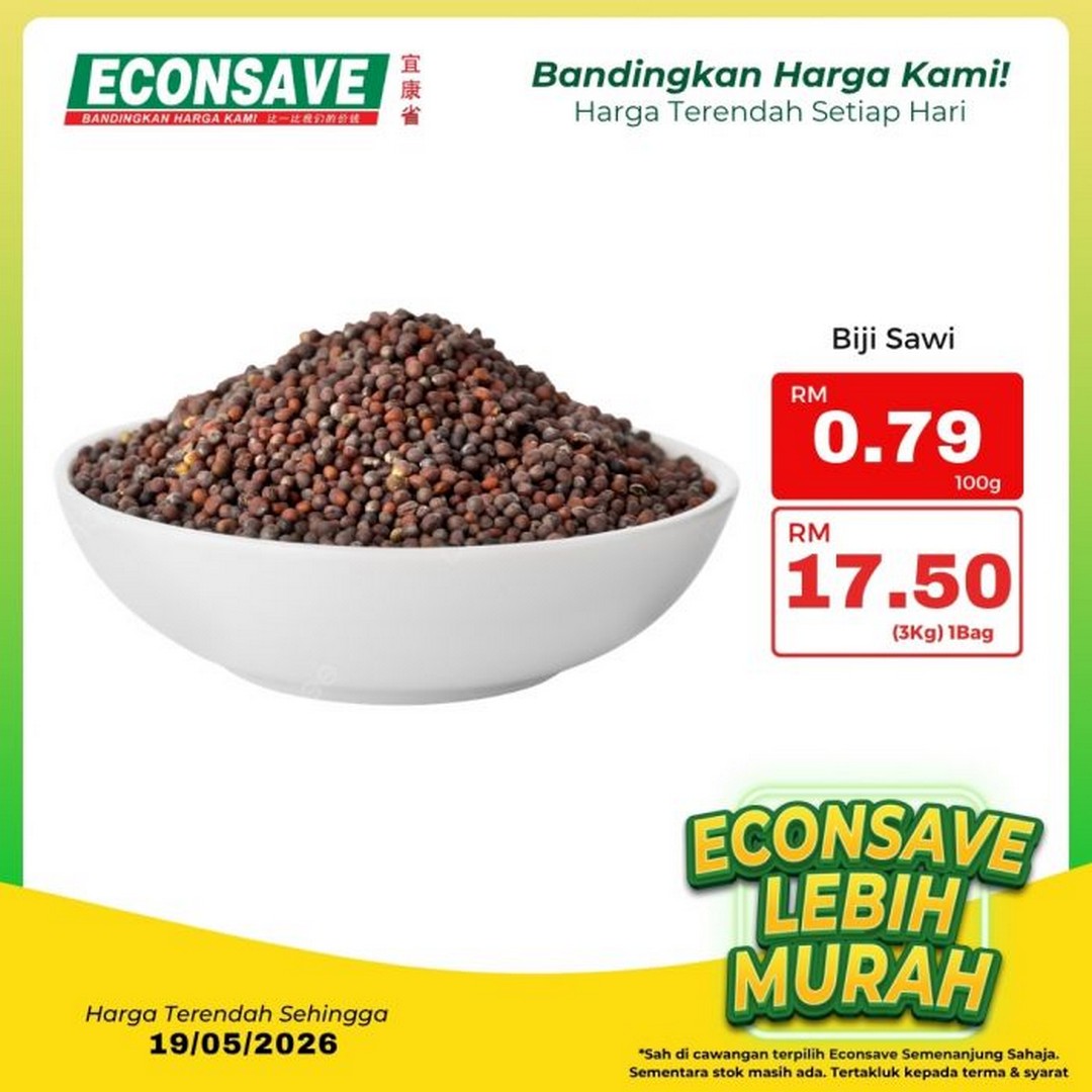 Econsave-Malaysia-Lebih-Murah-Sale-Grocery-Promotion-10 15-19 May 2026: Econsave Malaysia: Lebih Murah Sale Grocery Promotion, Daily Essentials From RM0.79 Savings Deals Across Peninsular Malaysia