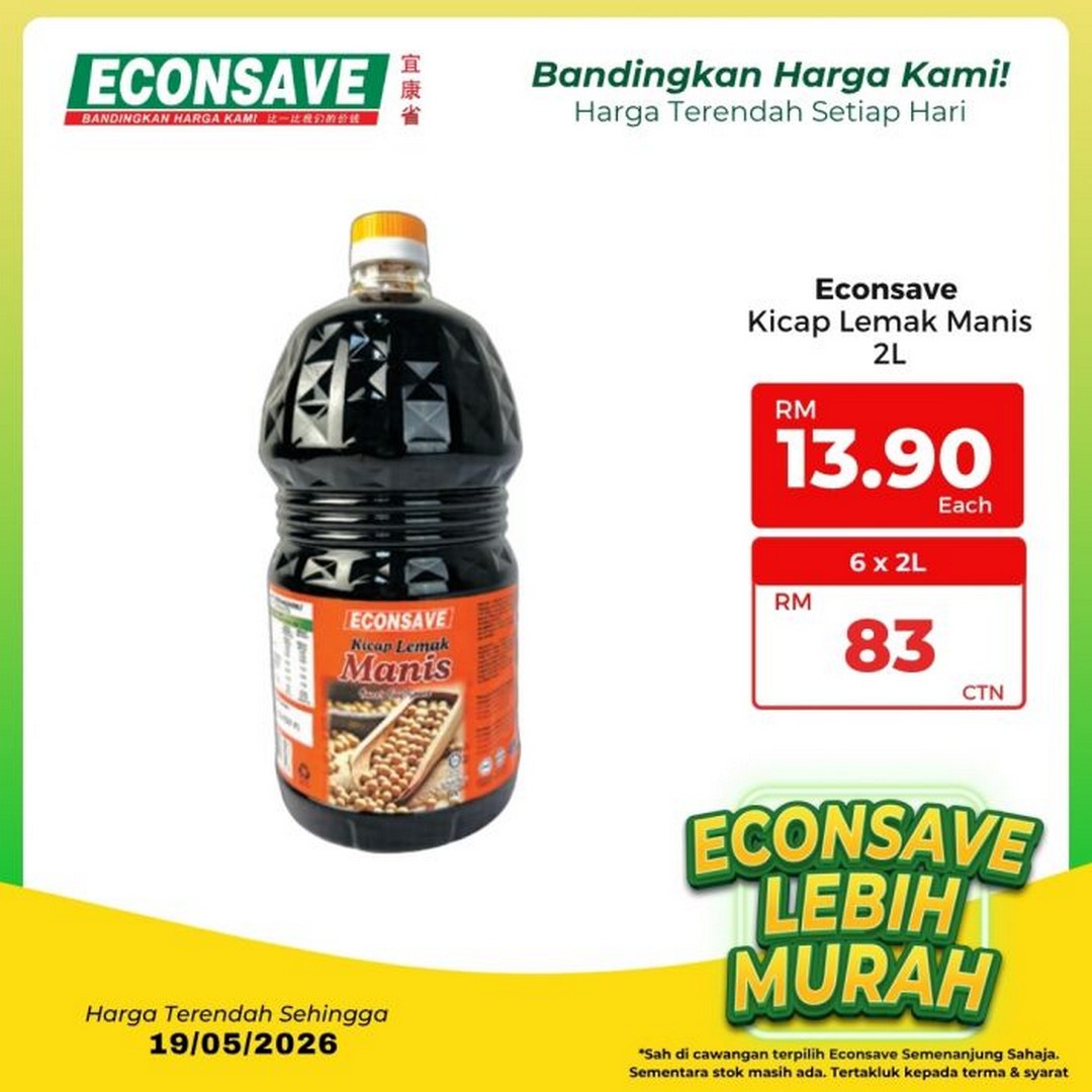 Econsave-Malaysia-Lebih-Murah-Sale-Grocery-Promotion-13 15-19 May 2026: Econsave Malaysia: Lebih Murah Sale Grocery Promotion, Daily Essentials From RM0.79 Savings Deals Across Peninsular Malaysia