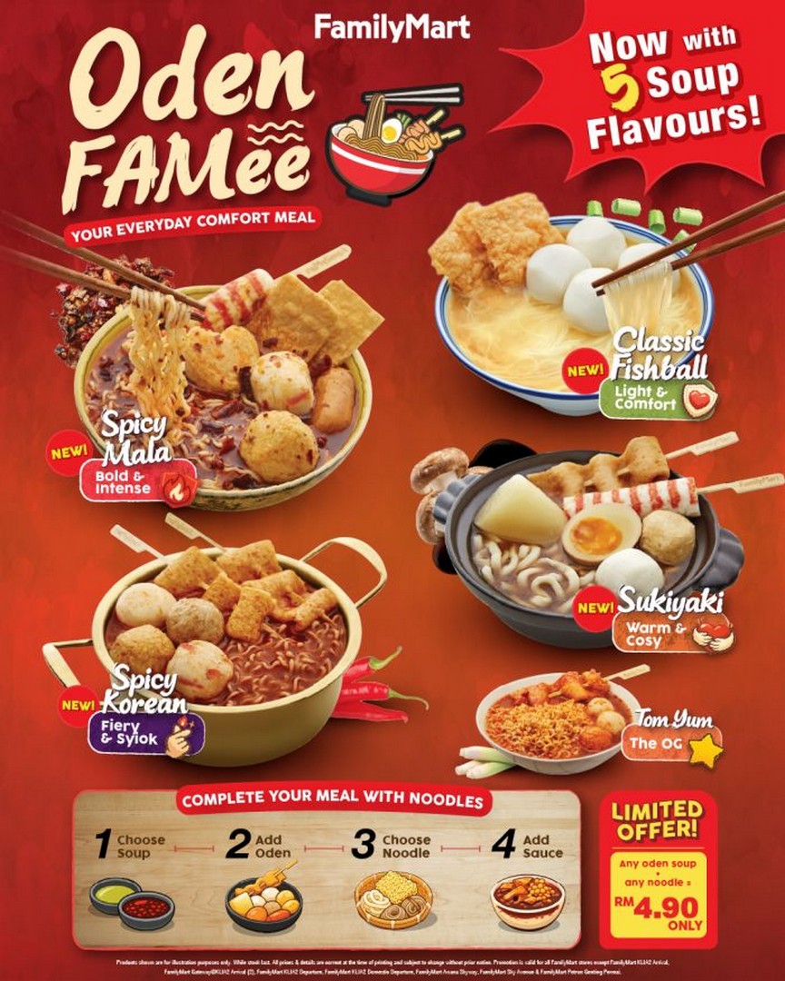 FamilyMart-Malaysia-–-Oden-FAMee-Promotion 4 May 2026 Onwards: FamilyMart Malaysia – Oden FAMee Promotion, Soup + Noodle from RM4.90 Limited-Time Comfort Meal Deal