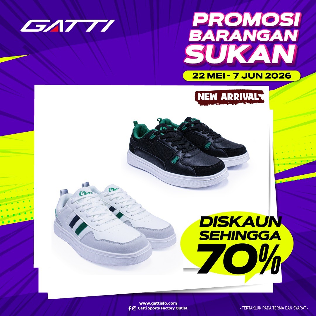 Gatti-Sports-Factory-Outlet-Johor-Bahru-Mega-Sports-Clearance-Sale-14 22 May 2026 – 7 June 2026: Gatti Sports Factory Outlet, Johor Bahru Mega Sports Clearance Sale Up To 70% Off: Adidas, Puma, Asics, Lotto & More at Angsana Johor Bahru Mall