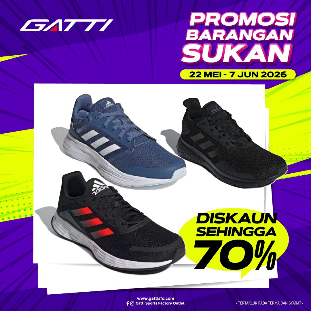 Gatti-Sports-Factory-Outlet-Johor-Bahru-Mega-Sports-Clearance-Sale-19 22 May 2026 – 7 June 2026: Gatti Sports Factory Outlet, Johor Bahru Mega Sports Clearance Sale Up To 70% Off: Adidas, Puma, Asics, Lotto & More at Angsana Johor Bahru Mall