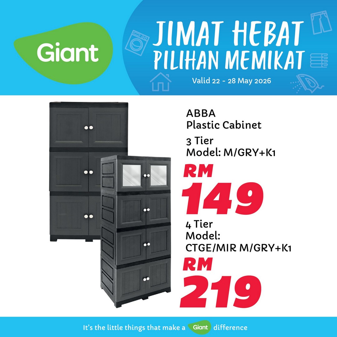 Giant-Malaysia-Home-Essentials-Promotion-with-Hot-Deals-10 22-28 May 2026: Giant Malaysia Home Essentials Promotion with Hot Deals on Blenders, Rice Cookers, Fans and More