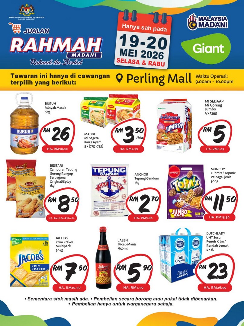 Giant-Perling-Mall-Jualan-Rahmah-Promotion-3 19-20 May 2026: Giant Perling Mall Jualan Rahmah Promotion: Massive Grocery Savings Starting from RM1.49, Fresh Essentials and Household Deals