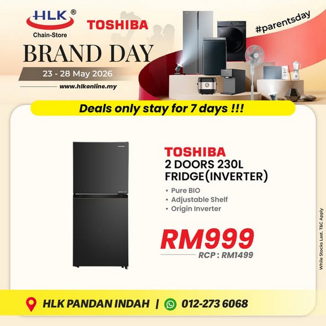 HLK-Malaysia-x-TOSHIBA-Parents-Day-Promotion-at-Pandan-Inda-1 23-28 May 2026: HLK Malaysia x TOSHIBA Parents Day Promotion at Pandan Indah with Special Deals on Home Appliances and Electronics