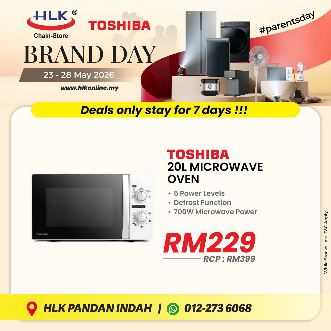 HLK-Malaysia-x-TOSHIBA-Parents-Day-Promotion-at-Pandan-Inda-11 23-28 May 2026: HLK Malaysia x TOSHIBA Parents Day Promotion at Pandan Indah with Special Deals on Home Appliances and Electronics