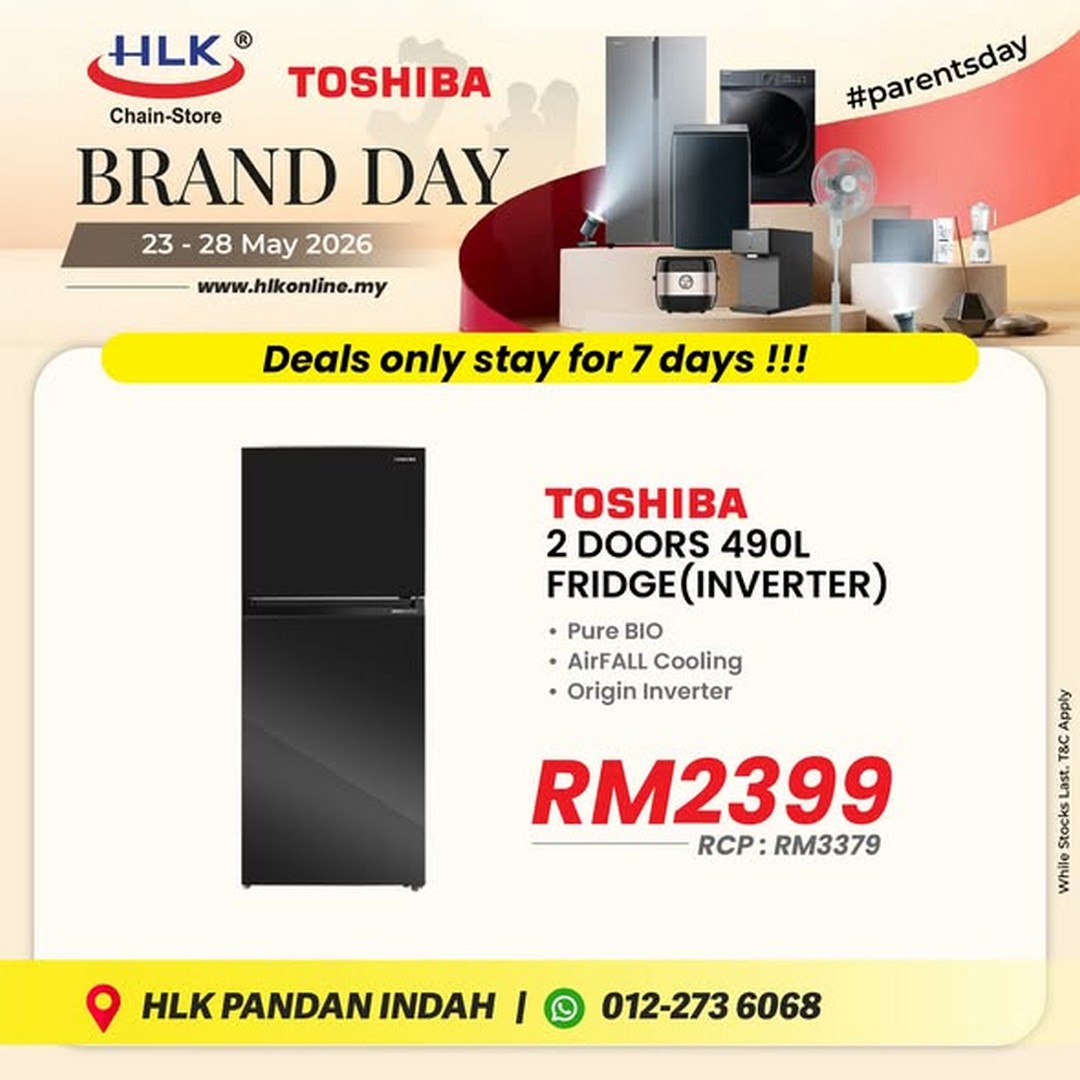 HLK-Malaysia-x-TOSHIBA-Parents-Day-Promotion-at-Pandan-Inda-2 23-28 May 2026: HLK Malaysia x TOSHIBA Parents Day Promotion at Pandan Indah with Special Deals on Home Appliances and Electronics