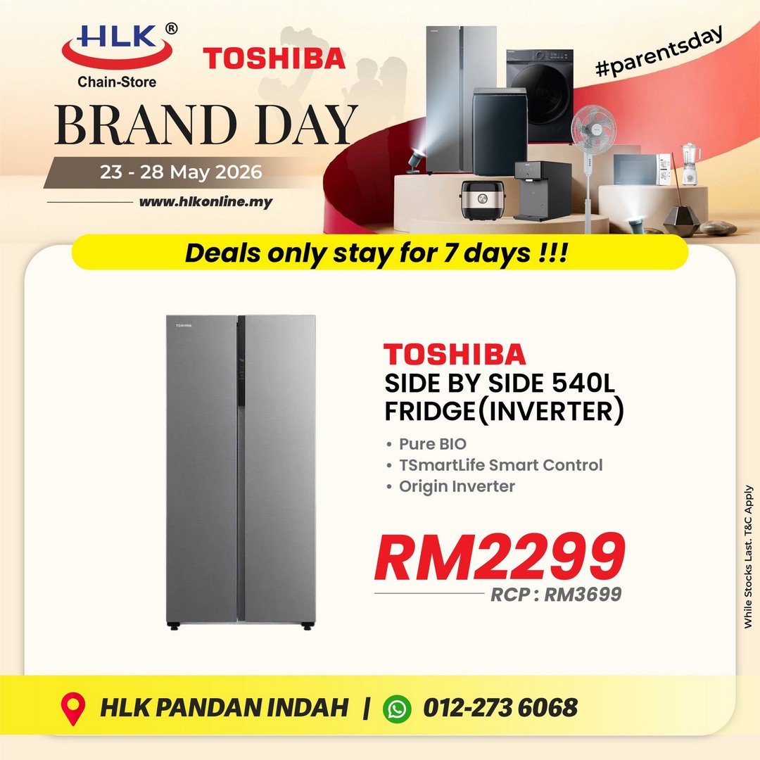 HLK-Malaysia-x-TOSHIBA-Parents-Day-Promotion-at-Pandan-Inda-3 23-28 May 2026: HLK Malaysia x TOSHIBA Parents Day Promotion at Pandan Indah with Special Deals on Home Appliances and Electronics