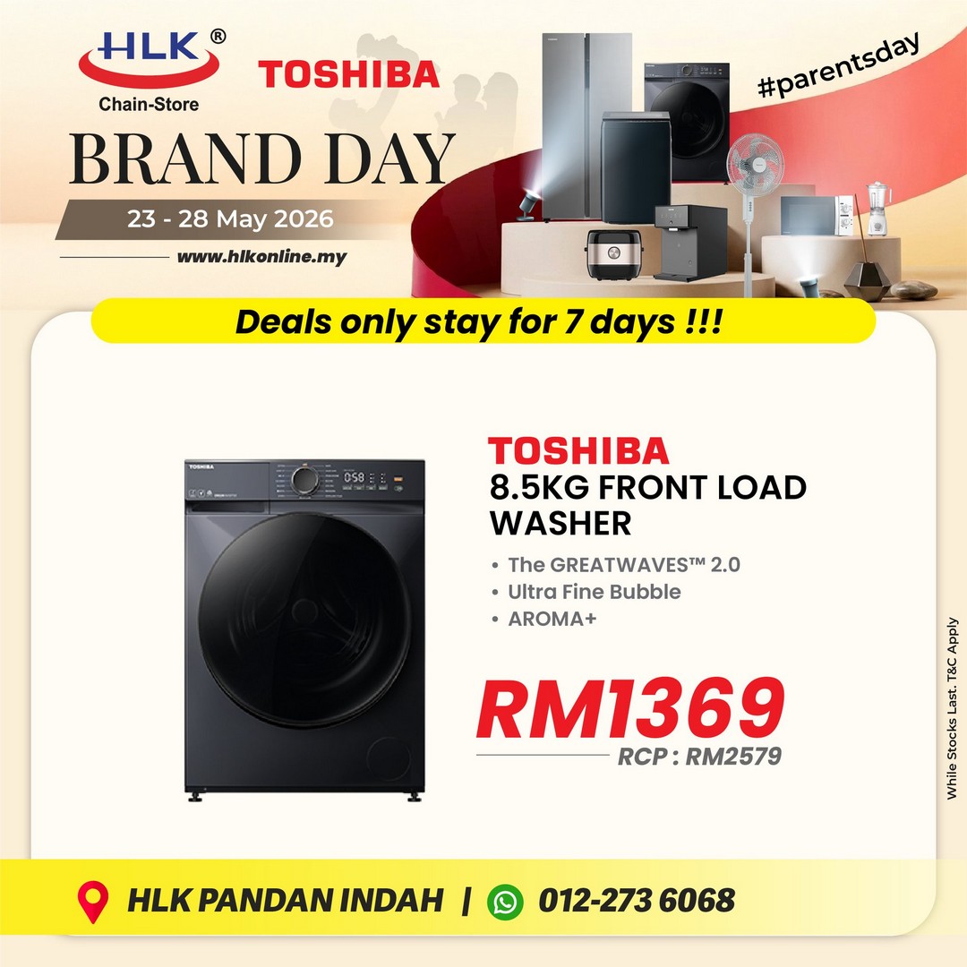 HLK-Malaysia-x-TOSHIBA-Parents-Day-Promotion-at-Pandan-Inda-5 23-28 May 2026: HLK Malaysia x TOSHIBA Parents Day Promotion at Pandan Indah with Special Deals on Home Appliances and Electronics