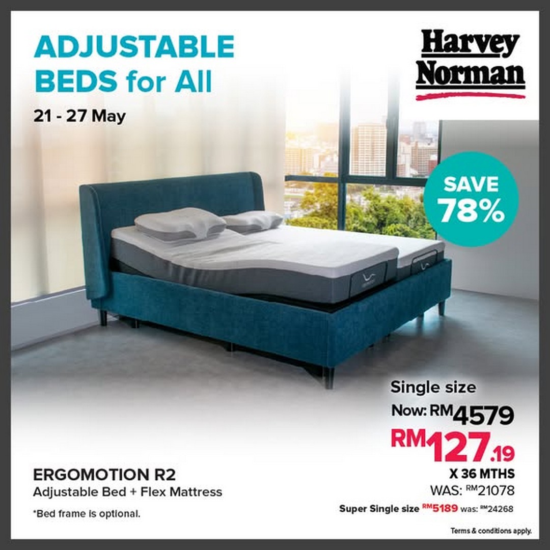 Harvey-Norman-Malaysia-Adjustable-Bed-Promotion-1 21-27 May 2026: Harvey Norman Malaysia Adjustable Bed Promotion with Up to 74% Off for Better Sleep and Home Comfort Deals