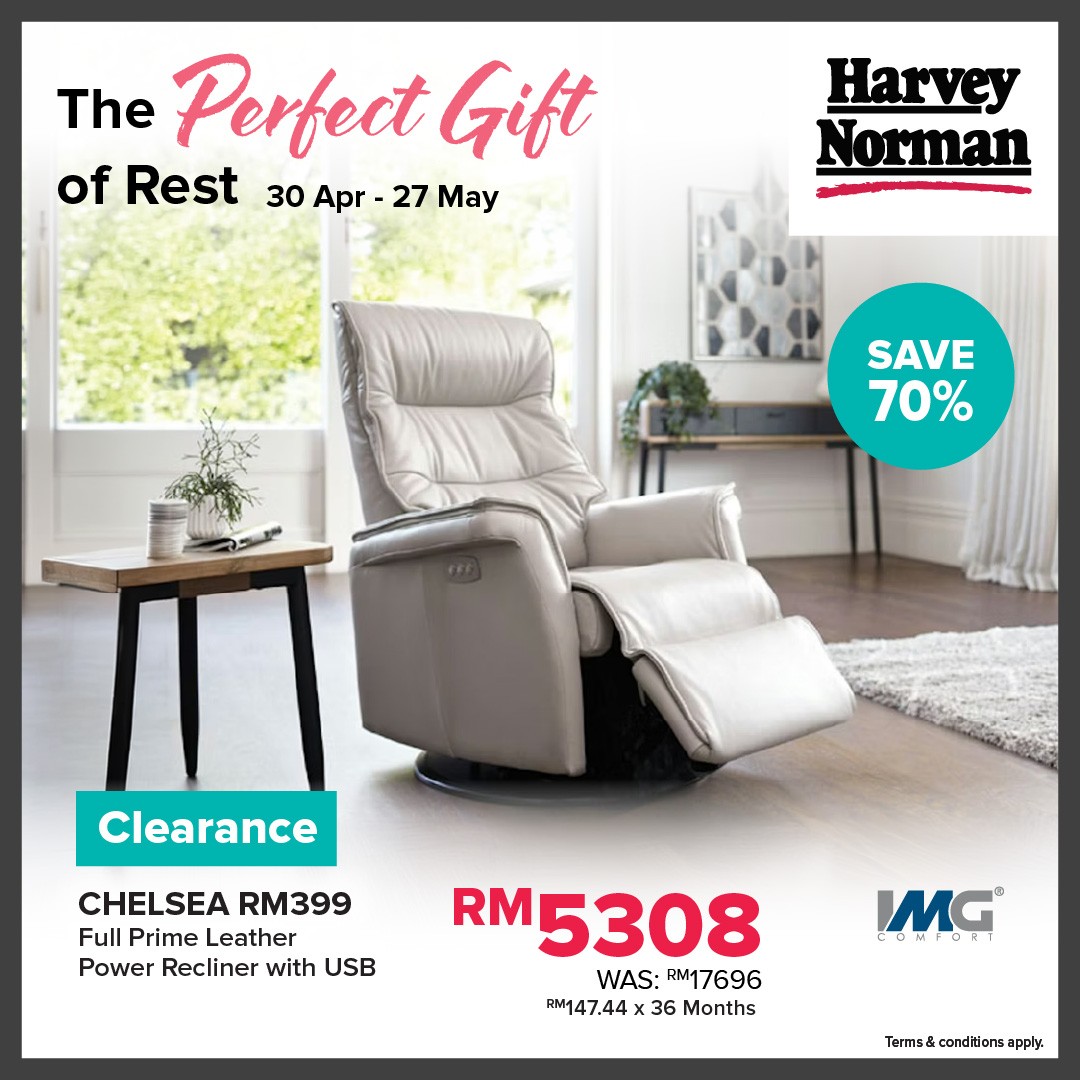 Harvey-Norman-Malaysia-Massage-and-Recliner-Chair-Promotion-4 30 April-27 May 2026: Harvey Norman Malaysia Massage and Recliner Chair Promotion with Up to 70% Off Plus Free Gift Giveaway