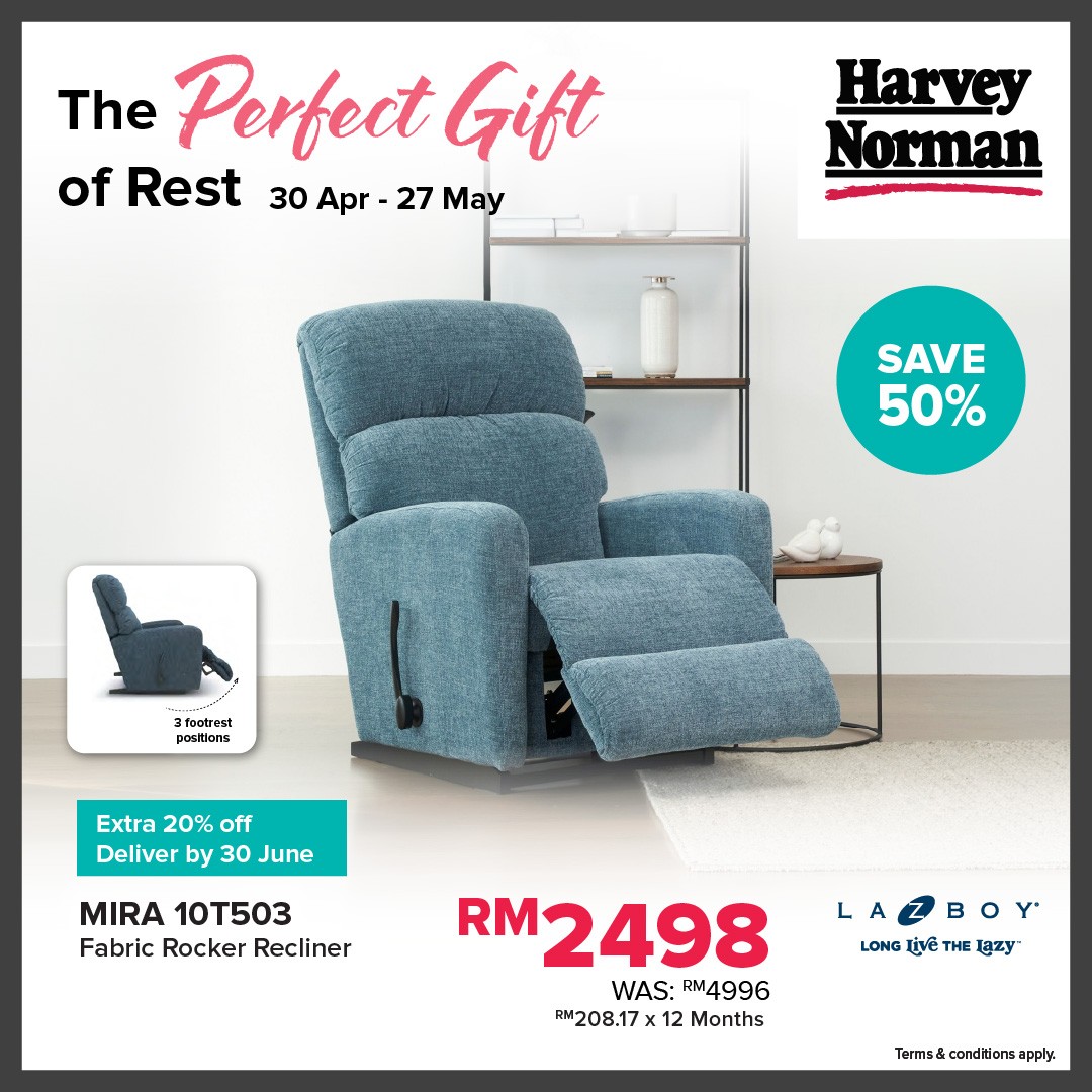 Harvey-Norman-Malaysia-Massage-and-Recliner-Chair-Promotion-6 30 April-27 May 2026: Harvey Norman Malaysia Massage and Recliner Chair Promotion with Up to 70% Off Plus Free Gift Giveaway