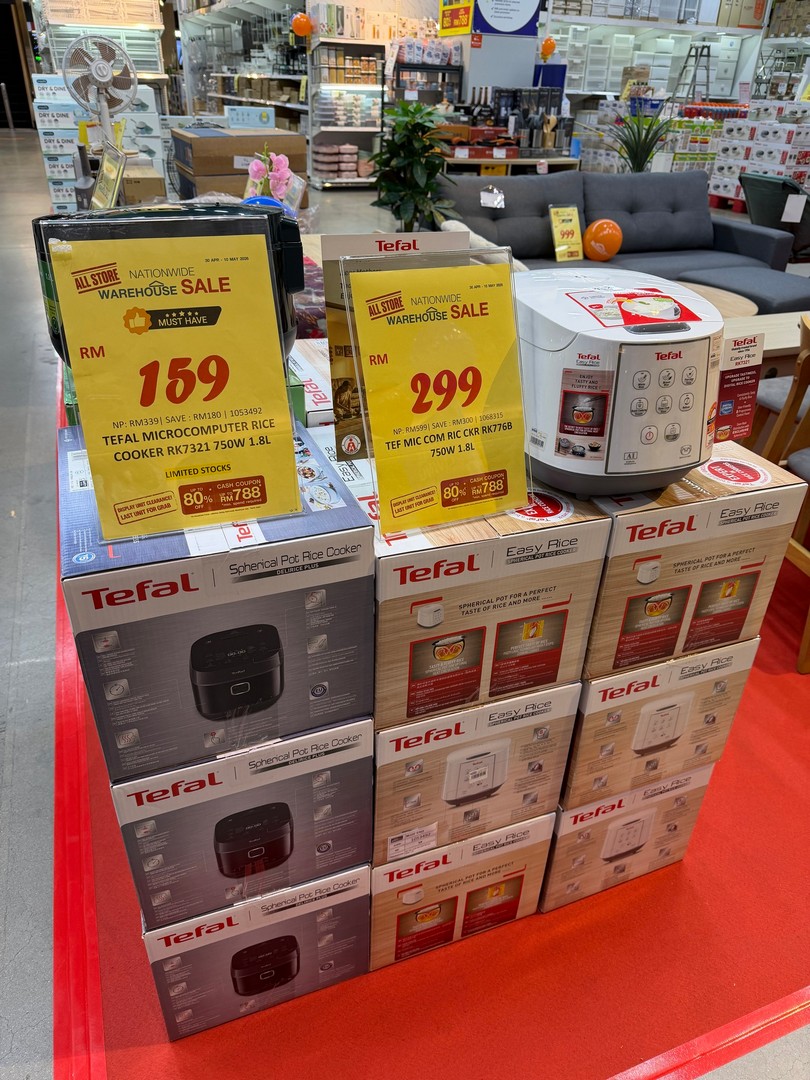HomePro-Malaysia-Nationwide-Warehouse-Clearance-Sale-16 30 April–10 May 2026: HomePro Malaysia Nationwide Warehouse Clearance Sale with Up to 80% Discounts and RM788 Cash Coupons