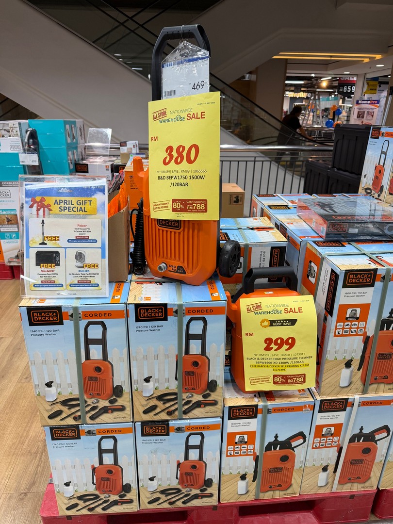 HomePro-Malaysia-Nationwide-Warehouse-Clearance-Sale-21 30 April–10 May 2026: HomePro Malaysia Nationwide Warehouse Clearance Sale with Up to 80% Discounts and RM788 Cash Coupons