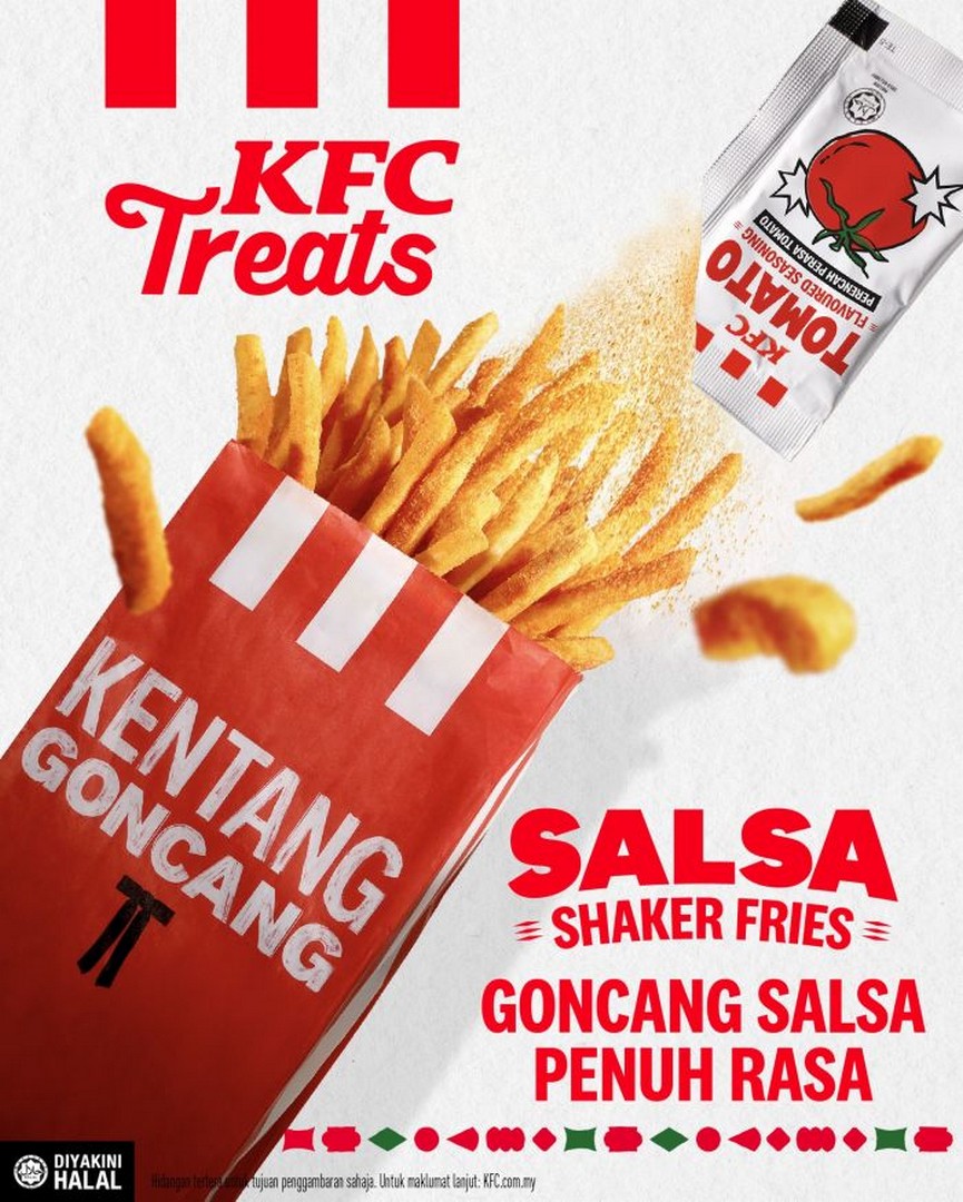 KFC-Malaysia-Salsa-Shaker-Fries-Promotion 11 May 2026 onwards: KFC Malaysia, Salsa Shaker Fries Promotion, Sweet & Sour Tomato Kentang Goncang Snack Launch Deal