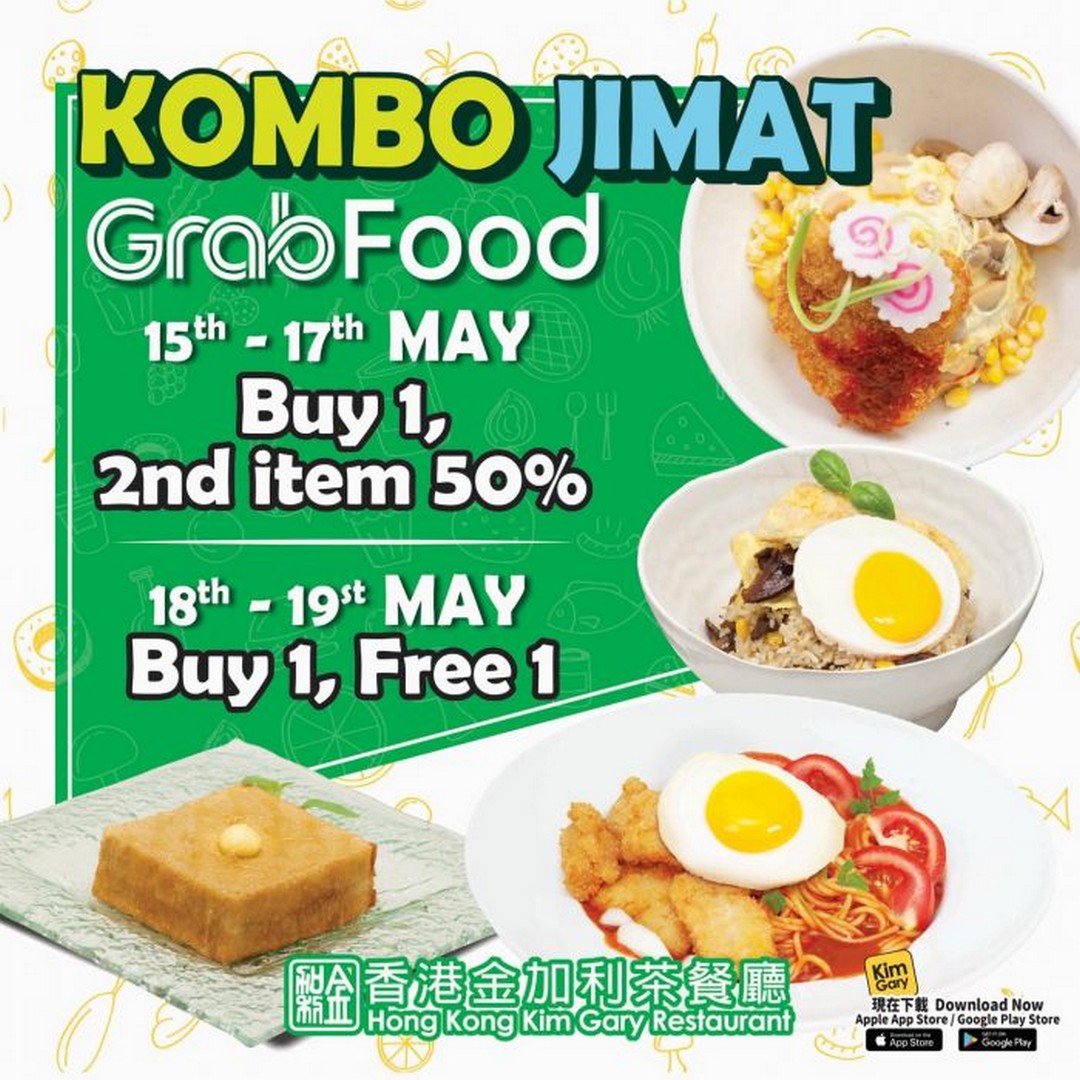 Kim-Gary-Malaysia-May-Grab-Kombo-Jimat-Promotion 15-19 May 2026: Kim Gary Malaysia May Grab Kombo Jimat Promotion with Buy 1 Free 1 and 50% OFF Favourite Hong Kong Cafe Meals via GrabFood