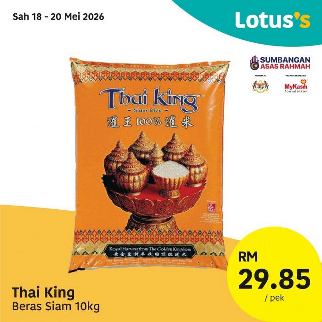 Lotuss-4th-Anniversary-Kongsi-Ceria-Sale-1 18-27 May 2026: Lotus’s 4th Anniversary “Kongsi Ceria” Sale, Massive Grocery Promotion with Buy 1 Free 1 and RM1.49 Deals